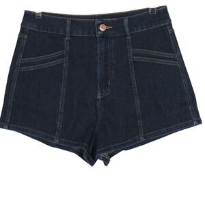 Halara Flex High Waisted Four Pocket Stretch Knit Denim Casual Shorts Size Small
